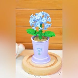 Blue Flower Lego Set